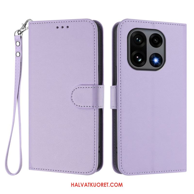 Kotelot Oneplus 15 Yksivärinen Hihnalla Suojakuori