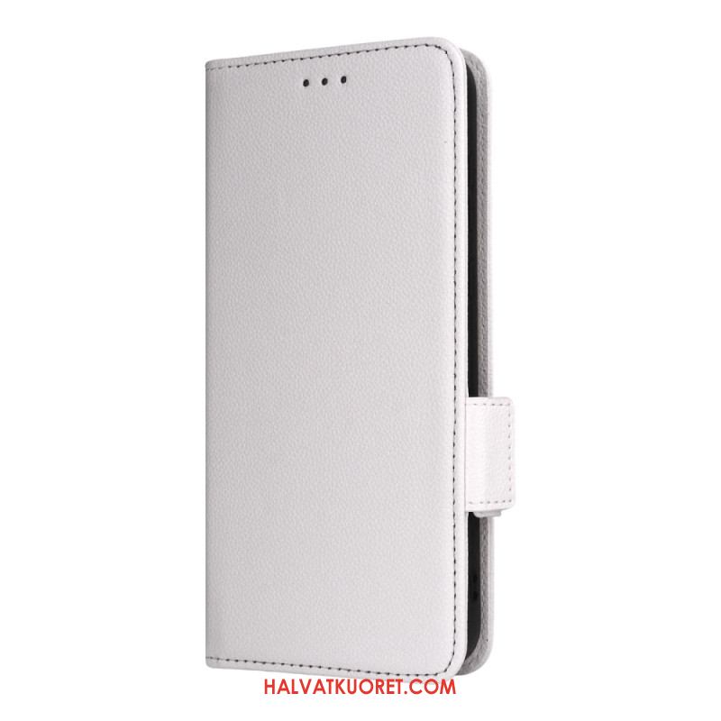 Kotelot Oneplus 15r Puhelinkuoret Litsikuvioinen Tekonahka Hihnalla