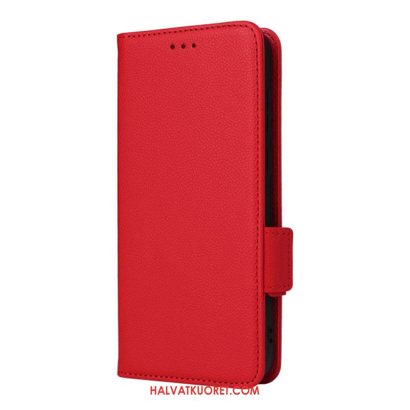 Kotelot Oneplus 15r Puhelinkuoret Litsikuvioinen Tekonahka Hihnalla