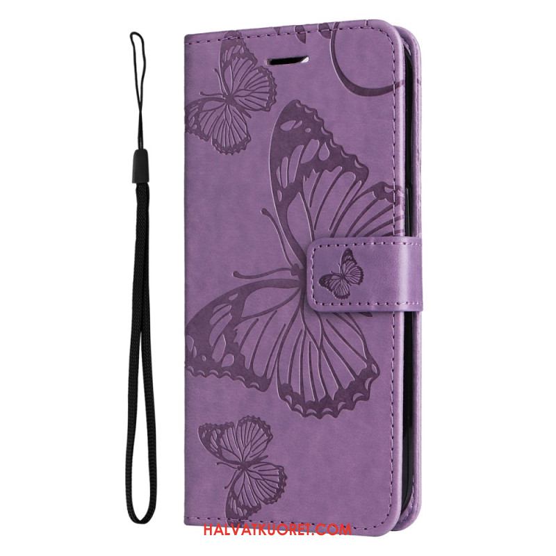 Kotelot Oneplus Nord 4 Puhelinkuoret Jättimäinen Perhosremmi