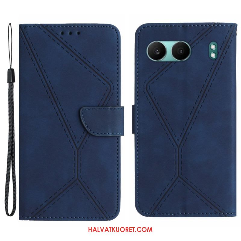 Kotelot Oneplus Nord 4 Puhelinkuoret Raidallinen Ja Vetivä Ranneke