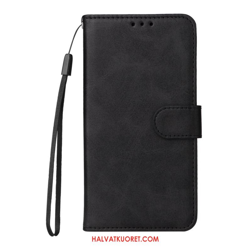 Kotelot Oneplus Nord 5 Puhelinkuoret Nahkaefekti Hihnalla