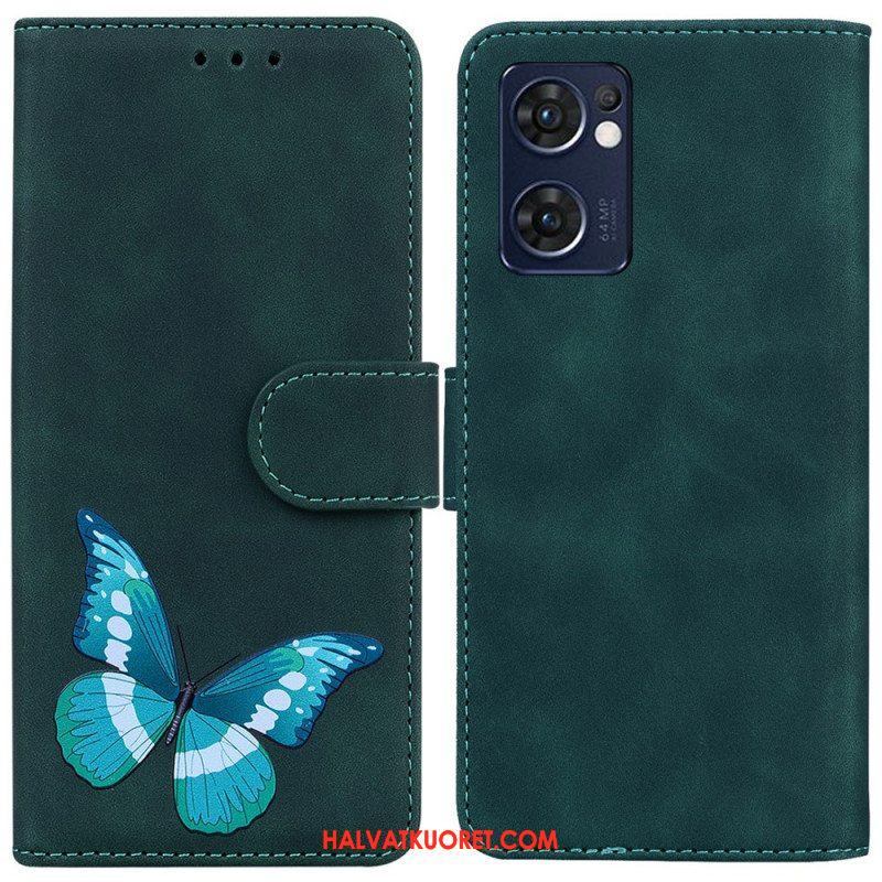 Kotelot Oppo Find X5 Lite Skin Touch Butterfly