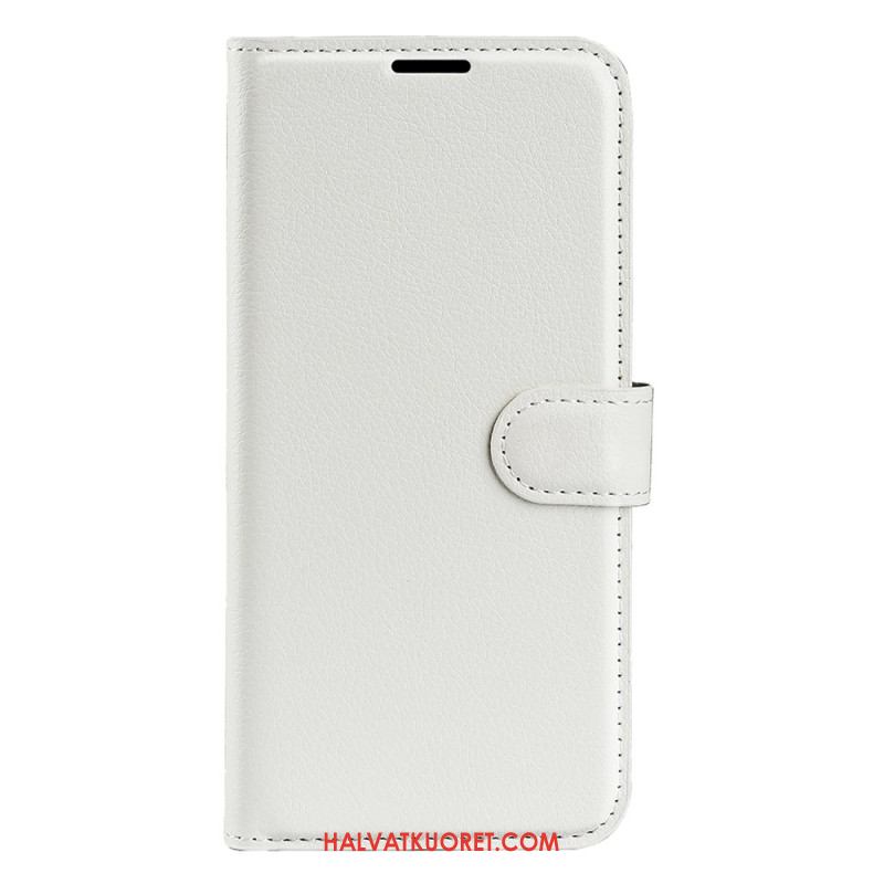 Kotelot Oppo Find X8 Klassinen Litsikuvioinen Nahka Suojakuori