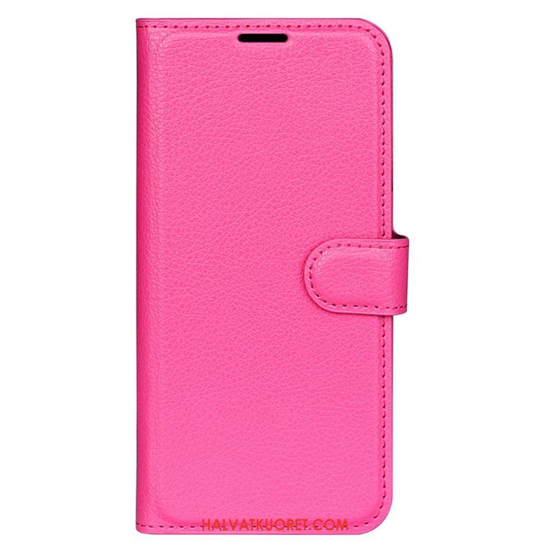 Kotelot Oppo Find X8 Klassinen Litsikuvioinen Nahka Suojakuori