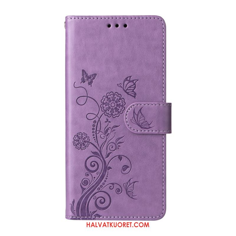 Kotelot Oppo Find X9 5g Perhoskukkakuvio Suojakuori