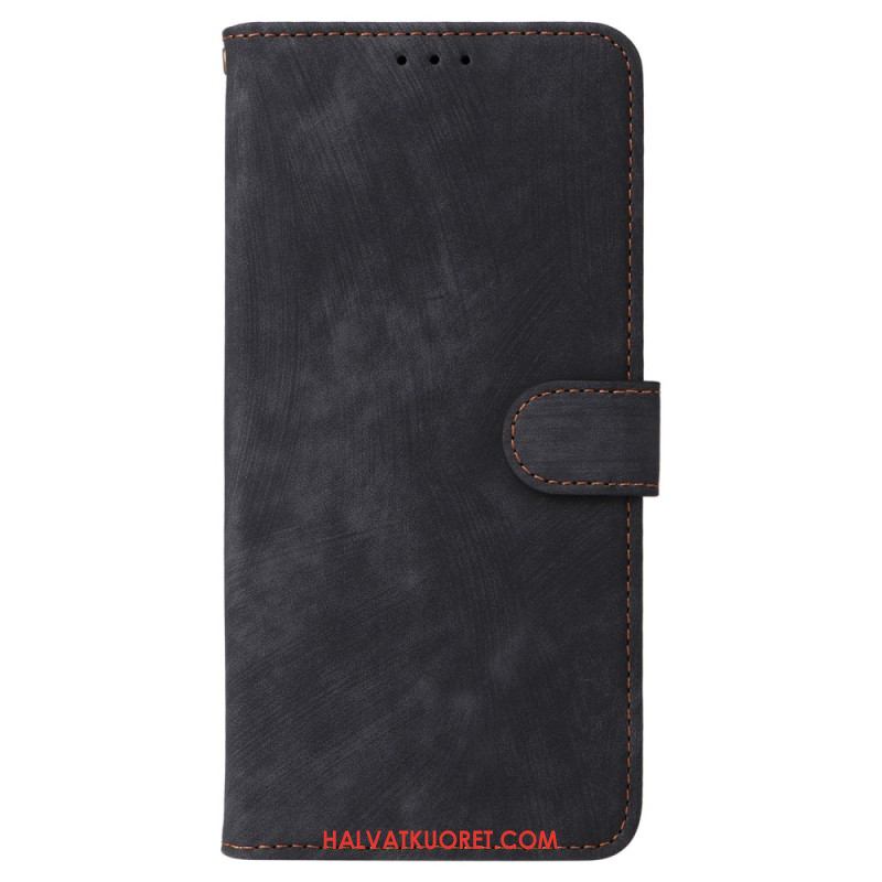 Kotelot Oppo Reno 12f 5g Puhelinkuoret Suede Effect Rfid-esto Ja Hihna