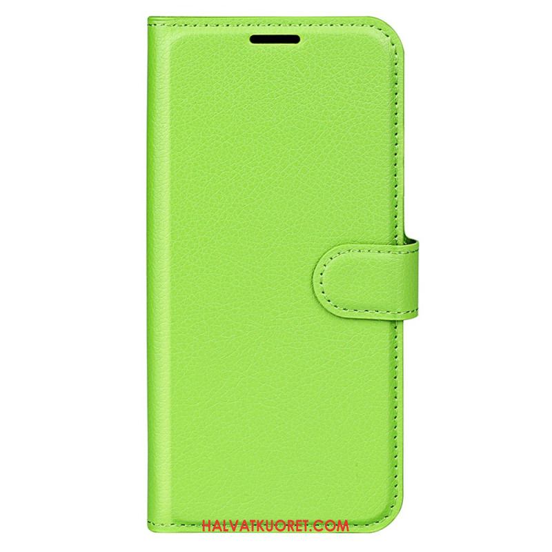 Kotelot Oppo Reno 13 5g Klassinen Litsikuvioinen Tekonahka Suojakuori