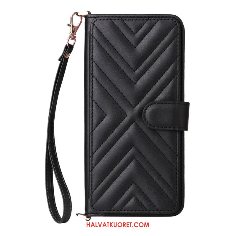 Kotelot Oppo Reno 13 5g Retrotyylinen Kello Hihnalla Ja Olkahihnalla