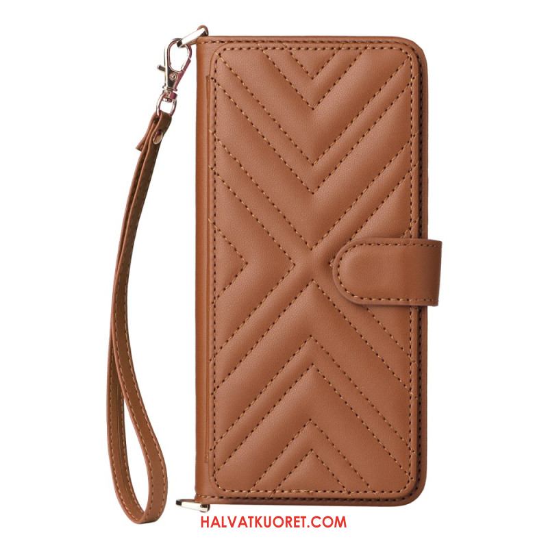 Kotelot Oppo Reno 13 5g Retrotyylinen Kello Hihnalla Ja Olkahihnalla