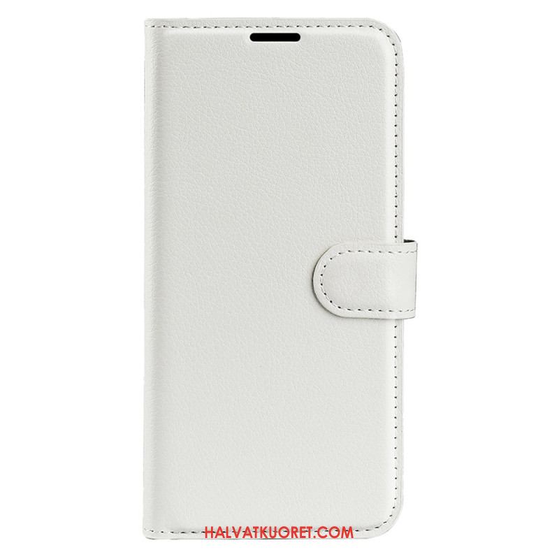 Kotelot Oppo Reno 13 Pro 5g Klassinen Litsikuvioinen Tekonahka Suojakuori