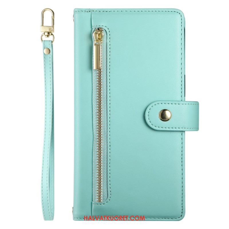 Kotelot Oppo Reno 13f 4g / 5g / 13 Fs 5g Lompakko Ja Hihnat Suojakuori