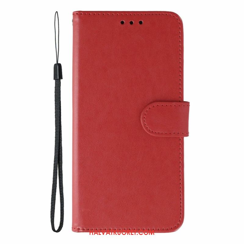 Kotelot Oppo Reno 14 5g Nahkakuvio Hihnalla Suojakuori