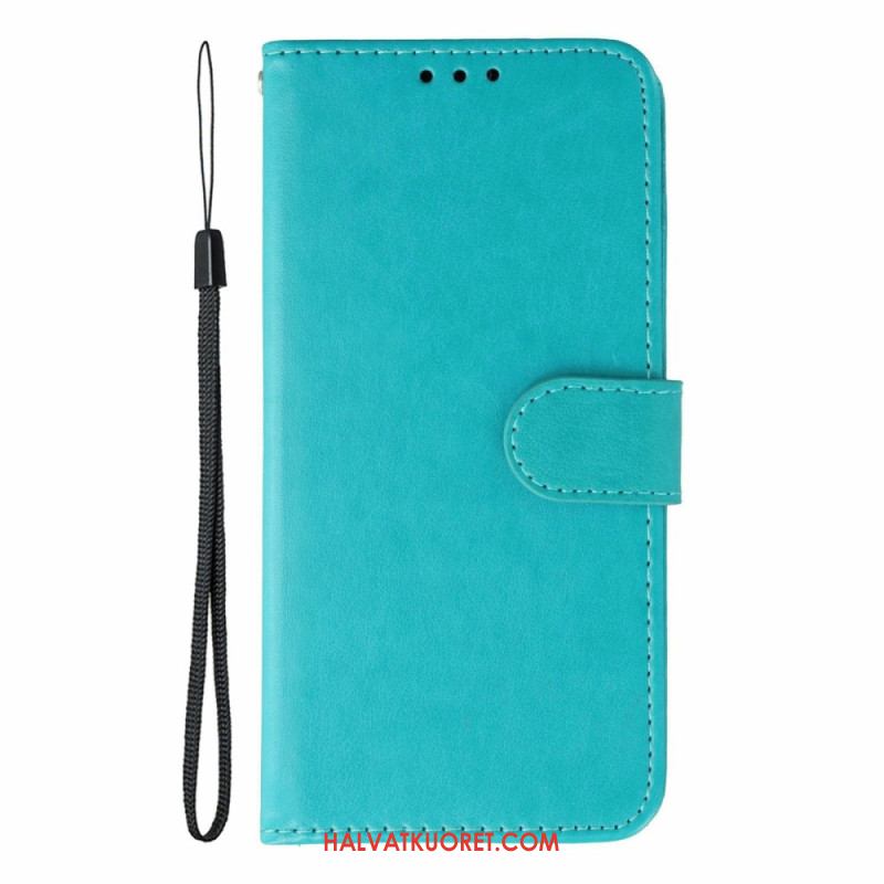 Kotelot Oppo Reno 14 5g Nahkakuvio Hihnalla Suojakuori