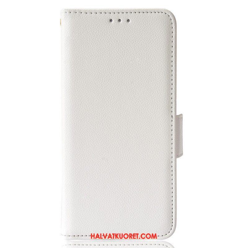 Kotelot Samsung Galaxy A13 Perinteinen Litchi Faux Leather