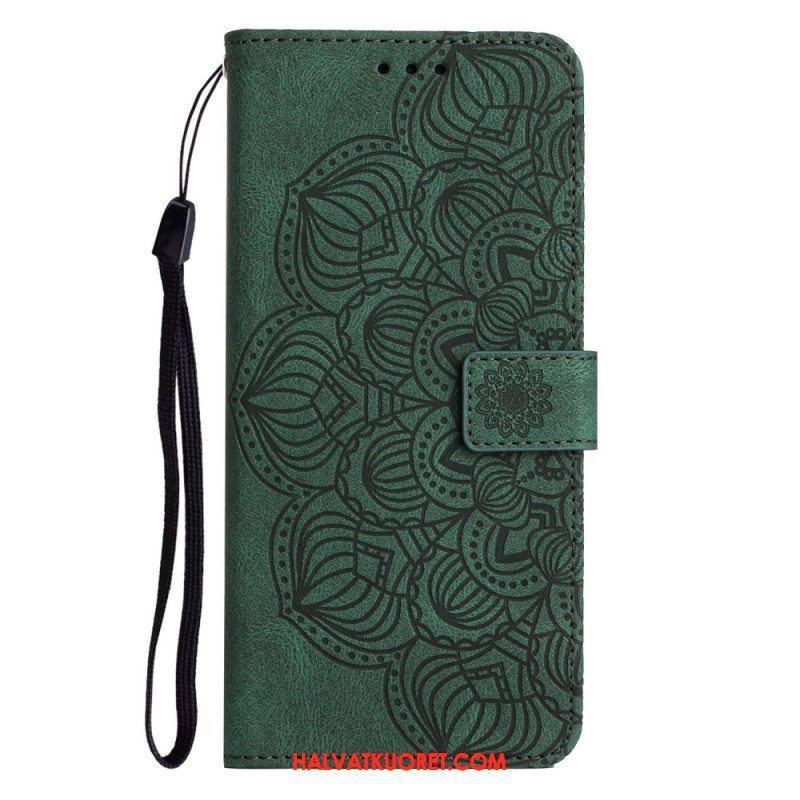 Kotelot Samsung Galaxy A13 Suojaketju Kuori Vintage Strappy Mandala