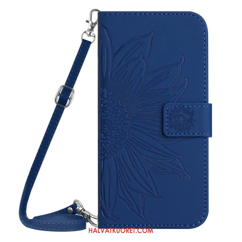 Kotelot Samsung Galaxy A17 4g / 5g Auringonkukkakuvioinen Olkalaukku