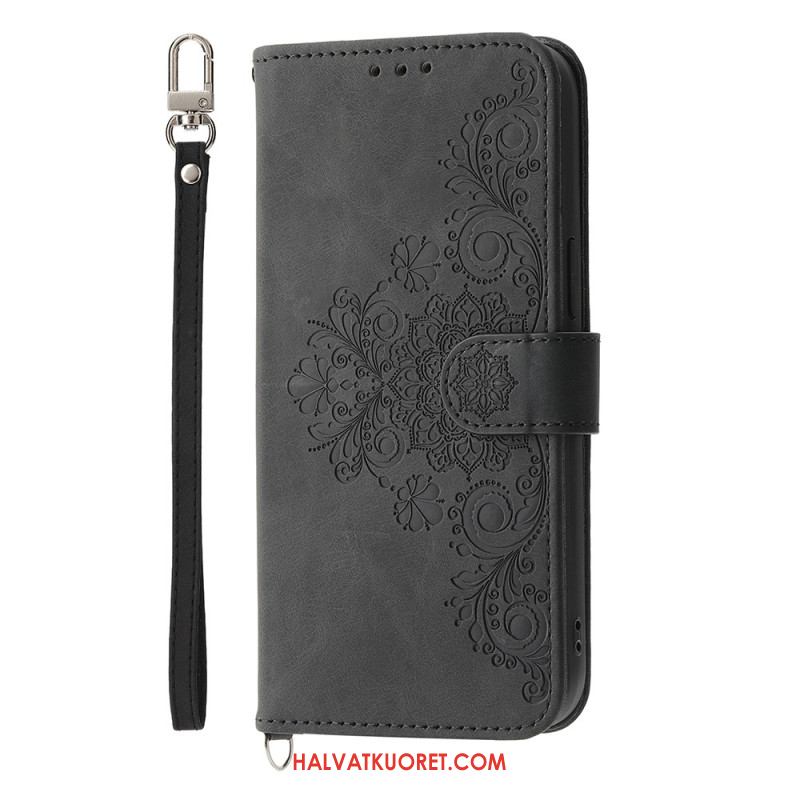 Kotelot Samsung Galaxy A17 4g / 5g Puhelinkuoret Pitsimäinen Mokkanahkakuvioinen Lompakko