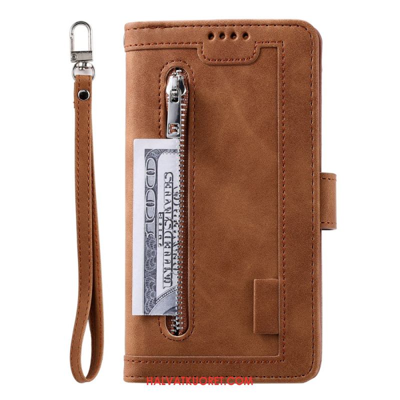 Kotelot Samsung Galaxy A17 4g / 5g Vintage-lompakko 9 Korttipaikalla Suojakuori