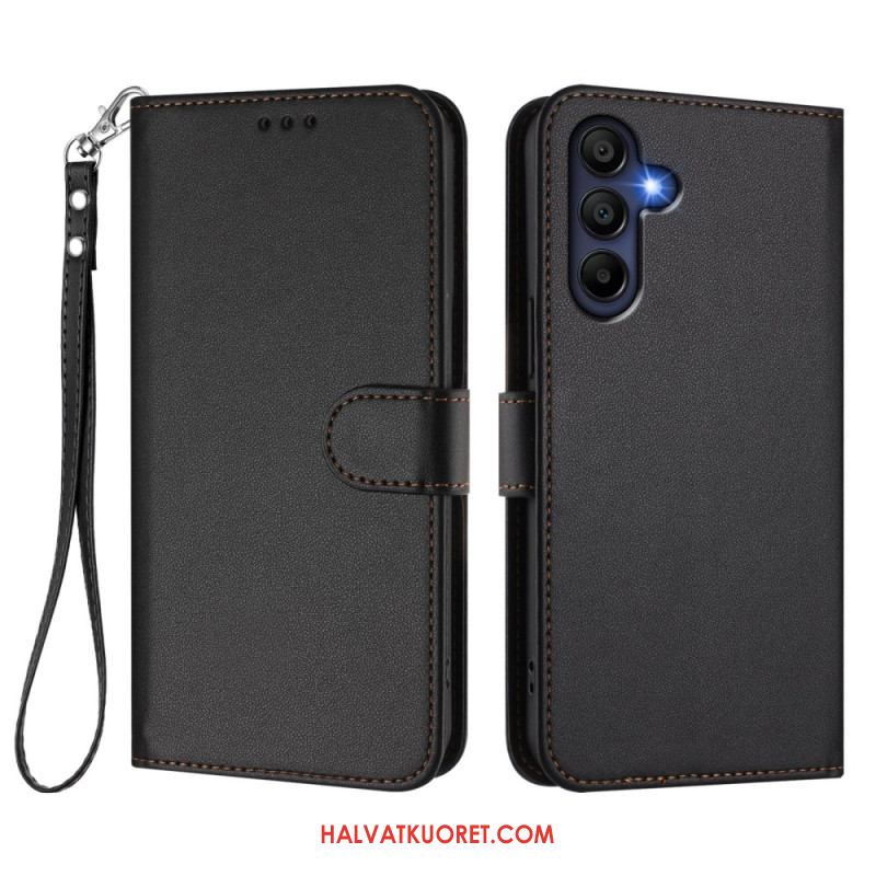 Kotelot Samsung Galaxy A17 4g / 5g Yksinkertainen Muotoilu Nauhalla