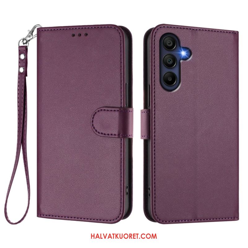 Kotelot Samsung Galaxy A17 4g / 5g Yksinkertainen Muotoilu Nauhalla