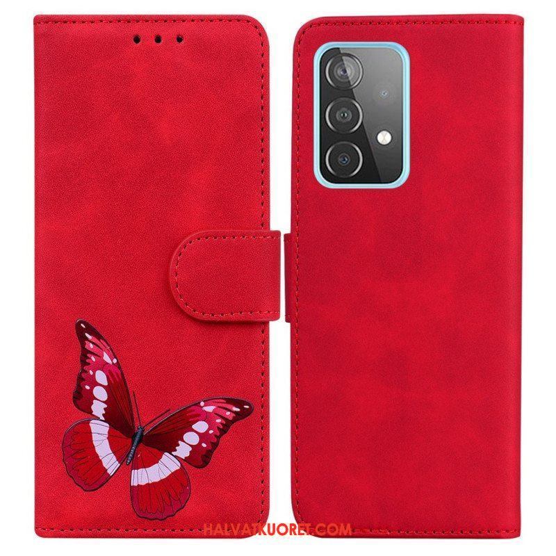 Kotelot Samsung Galaxy A52 4G / A52 5G / A52s 5G Skin Touch Butterfly