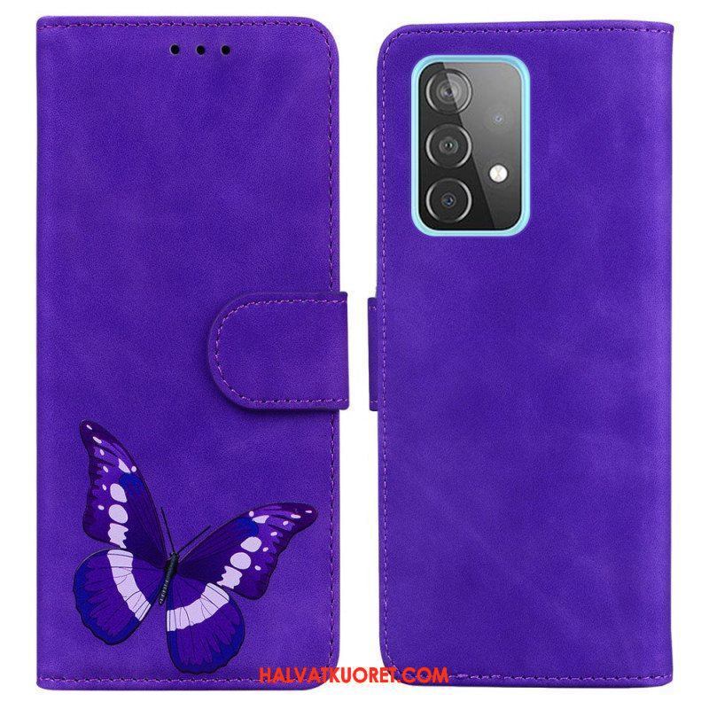 Kotelot Samsung Galaxy A52 4G / A52 5G / A52s 5G Skin Touch Butterfly