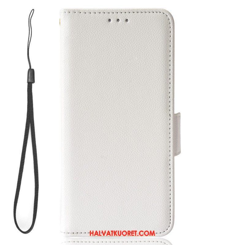 Kotelot Samsung Galaxy A54 5G Suojaketju Kuori Strappy Leather Style