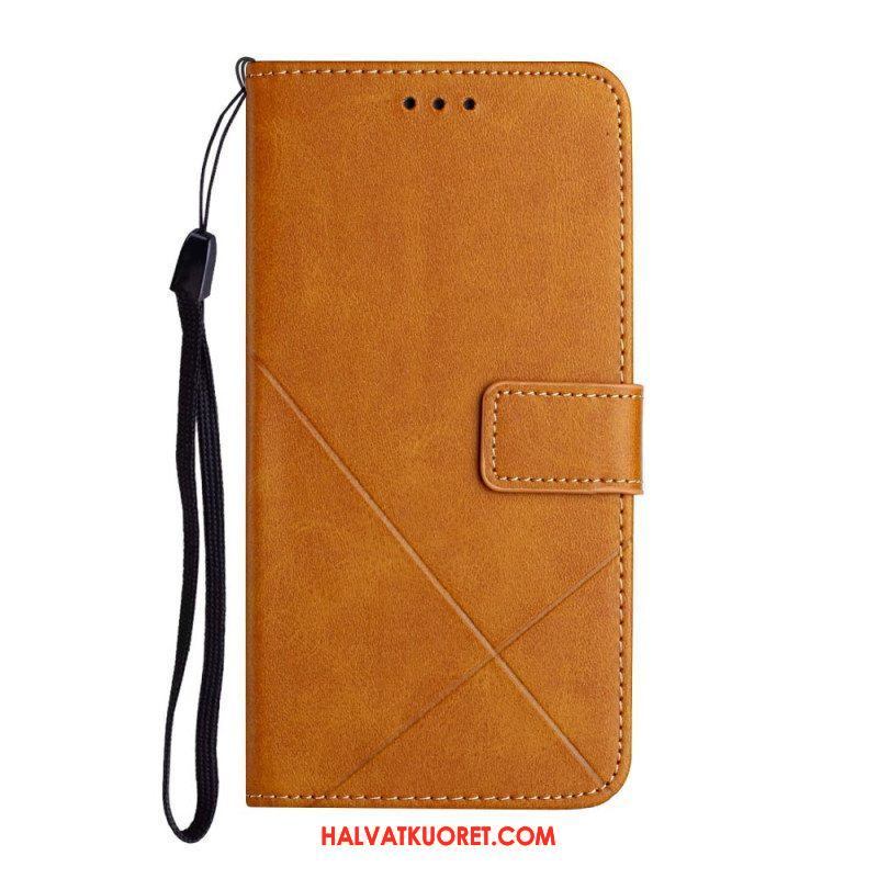 Kotelot Samsung Galaxy M12 / A12 X Design Geo Leather Style