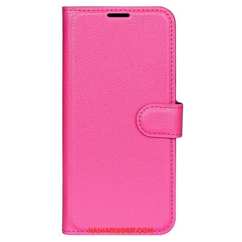 Kotelot Samsung Galaxy M33 5G Litsi Nahkatyyli