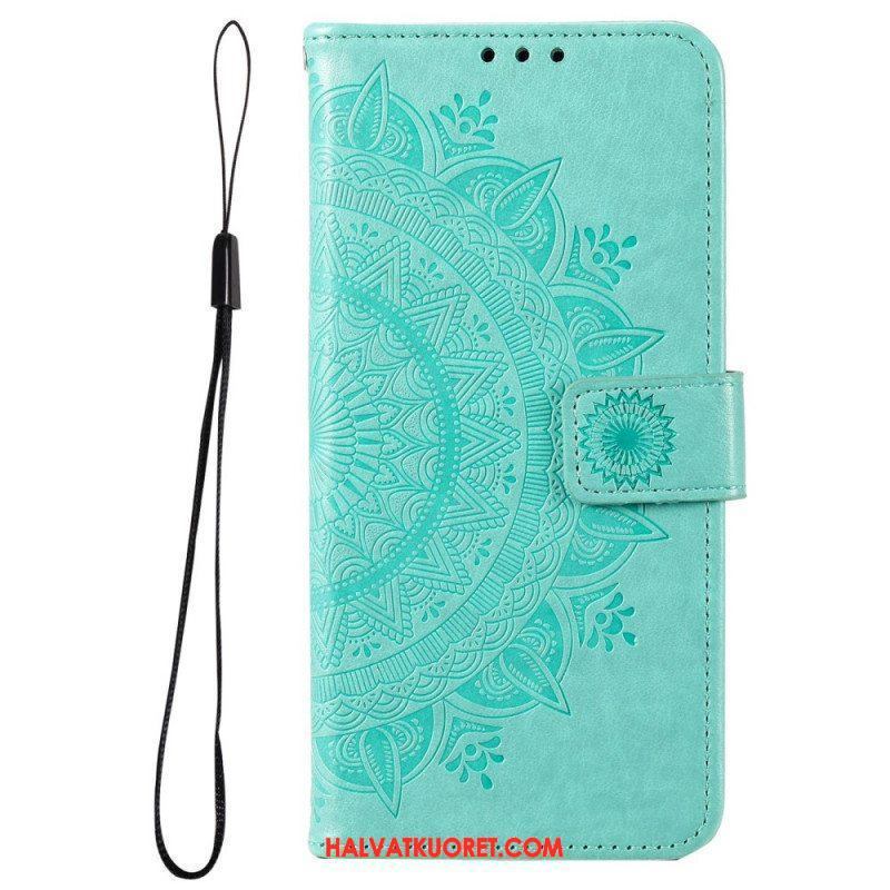 Kotelot Samsung Galaxy M33 5G Suojaketju Kuori Strappy Sun Mandala