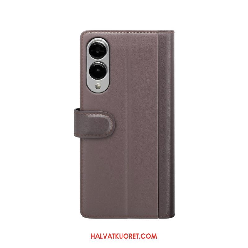 Kotelot Samsung Galaxy S25 5g Edge Aito Nahka