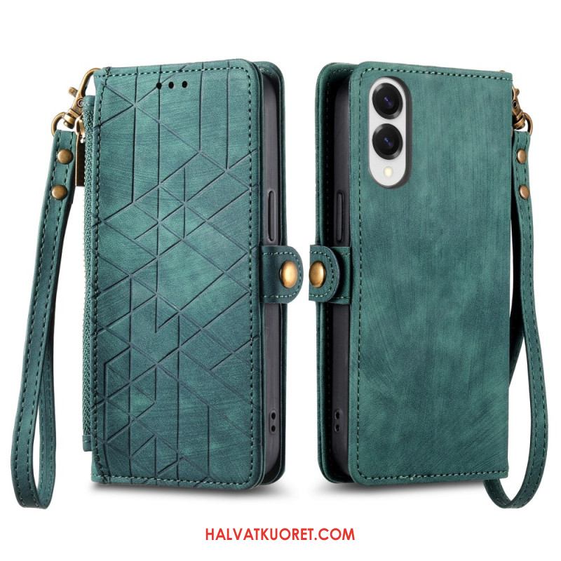 Kotelot Samsung Galaxy S25 5g Edge Geometrinen Kuvio Ja Nauha