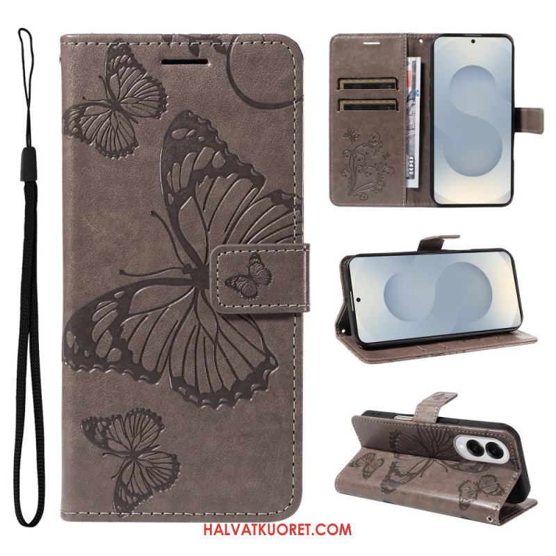 Kotelot Samsung Galaxy S25 5g Edge Jättimäinen Perhoskuvio