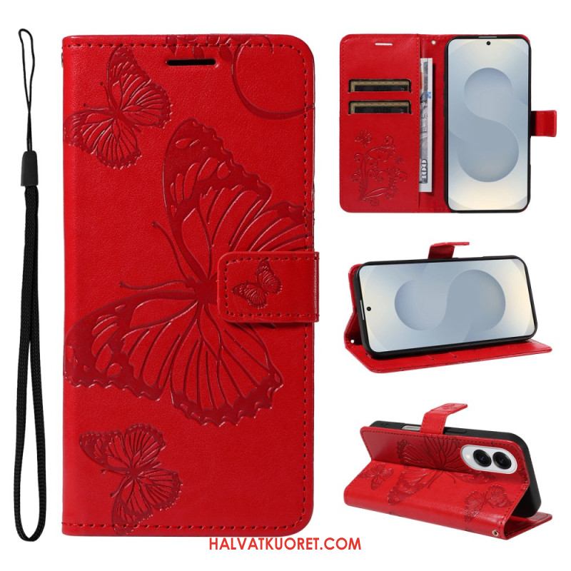 Kotelot Samsung Galaxy S25 5g Edge Jättimäinen Perhoskuvio