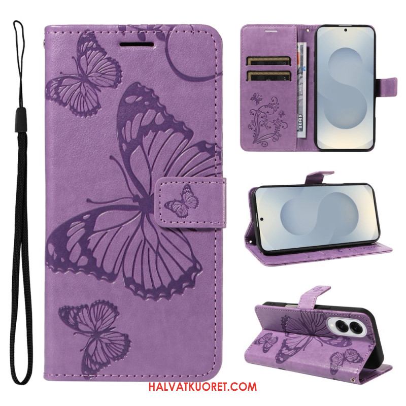 Kotelot Samsung Galaxy S25 5g Edge Jättimäinen Perhoskuvio