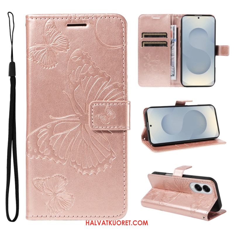 Kotelot Samsung Galaxy S25 5g Edge Jättimäinen Perhoskuvio