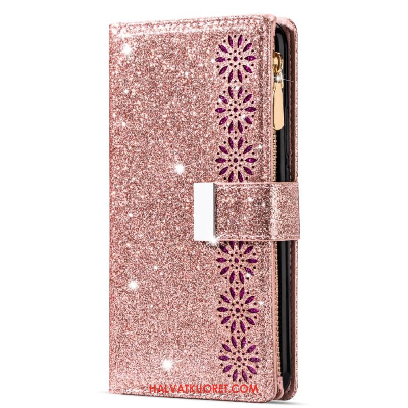 Kotelot Samsung Galaxy S25 5g Edge Paljettihihna Lompakko Suojakuori