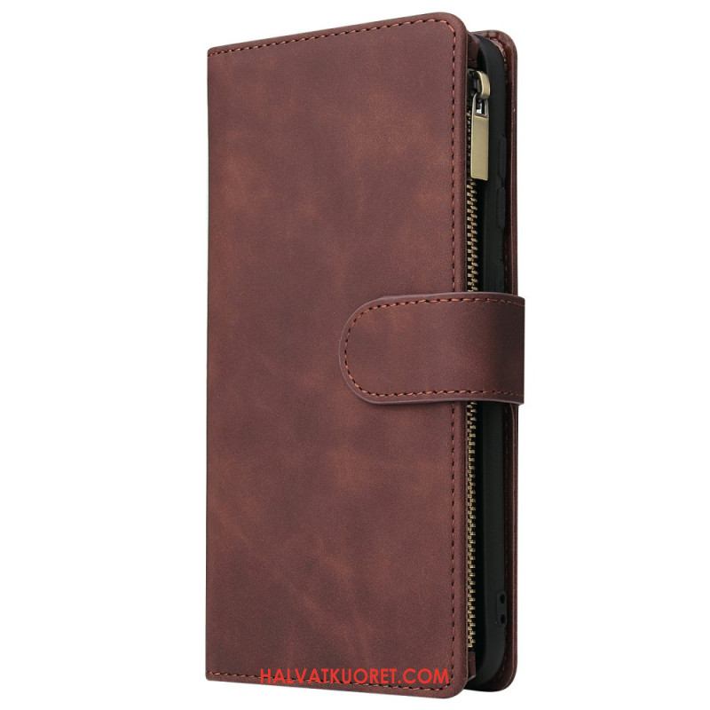 Kotelot Samsung Galaxy S25 5g Edge Puhelinkuoret Mokkanahkakuvioinen Lompakko