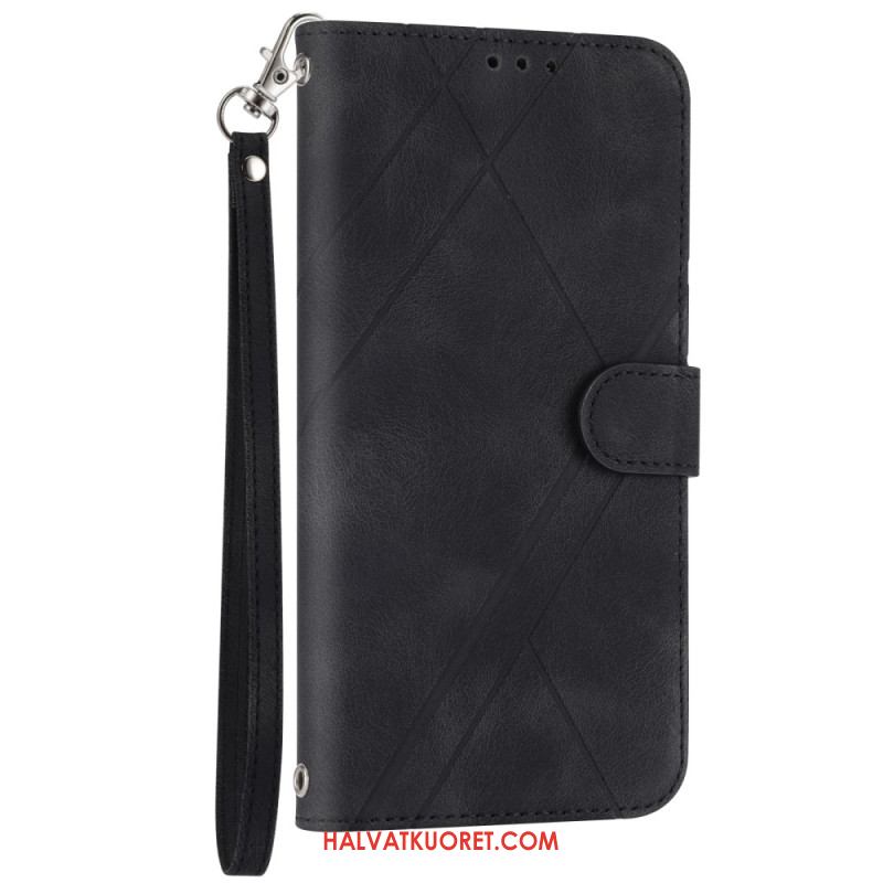 Kotelot Samsung Galaxy S25 5g Edge Puhelinkuoret Painetut Viivat -hihna