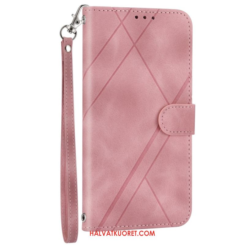 Kotelot Samsung Galaxy S25 5g Edge Puhelinkuoret Painetut Viivat -hihna