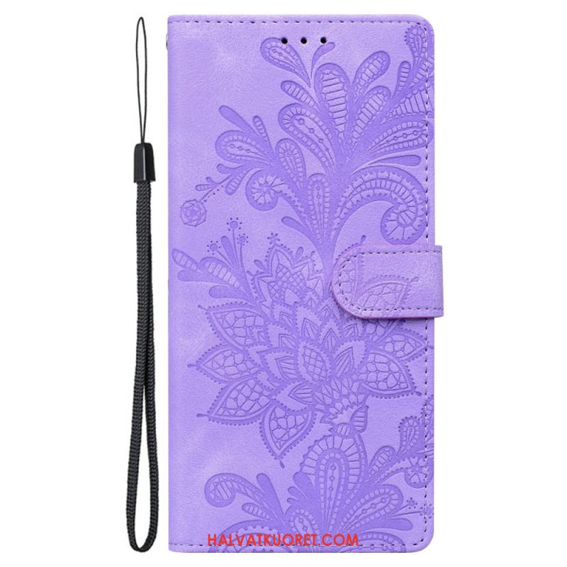 Kotelot Samsung Galaxy S25 5g Kukkakuvioinen Pitsikuvio Suojakuori