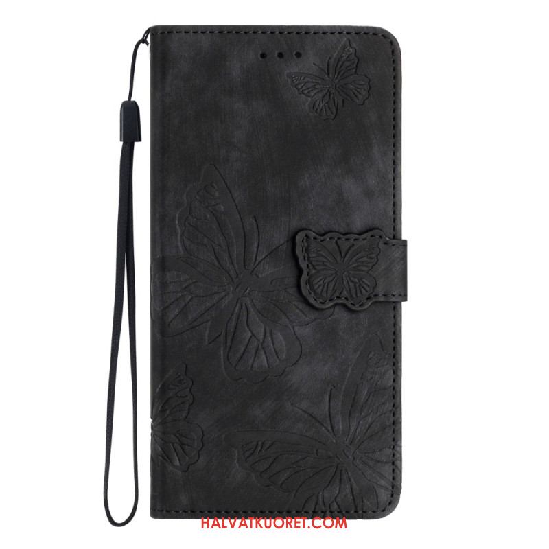 Kotelot Samsung Galaxy S25 Fe Perhosmokkanahkaefekti Suojakuori