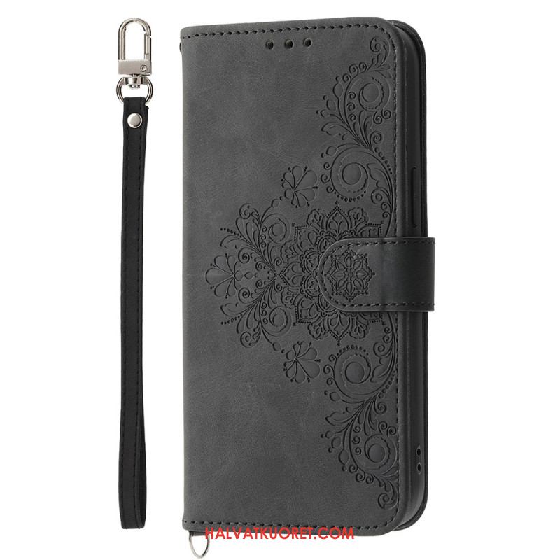 Kotelot Samsung Galaxy S25 Fe Pitsikuvio Hihnalla Ja Olkahihnalla