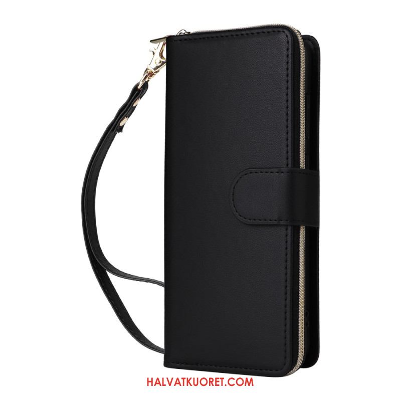 Kotelot Samsung Galaxy S25 Fe Puhelinkuoret Keinonahka Hihnalla