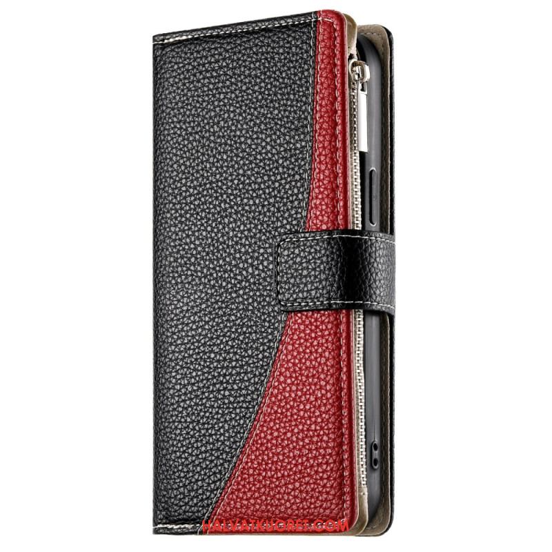 Kotelot Samsung Galaxy S25 Fe Puhelinkuoret Nahkainen Vetoketjullinen Lompakko Hihnoilla