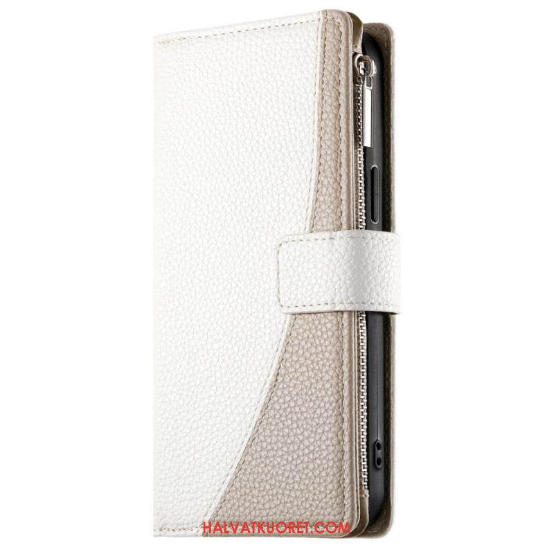 Kotelot Samsung Galaxy S25 Fe Puhelinkuoret Nahkainen Vetoketjullinen Lompakko Hihnoilla