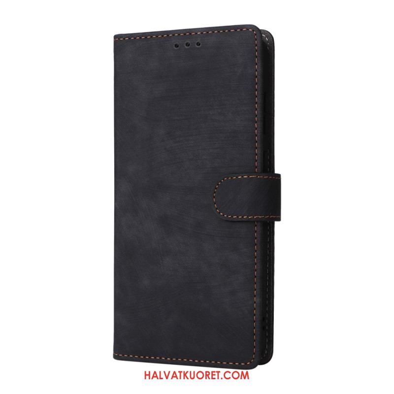 Kotelot Samsung Galaxy S25 Fe Rfid-suojattu Mokkanahkaefekti