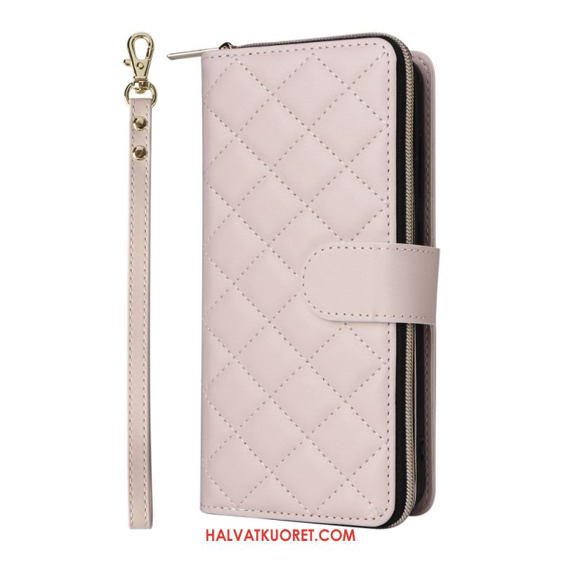 Kotelot Samsung Galaxy S25 Fe Tikattu Hihnalla Ja Olkahihnalla Suojakuori