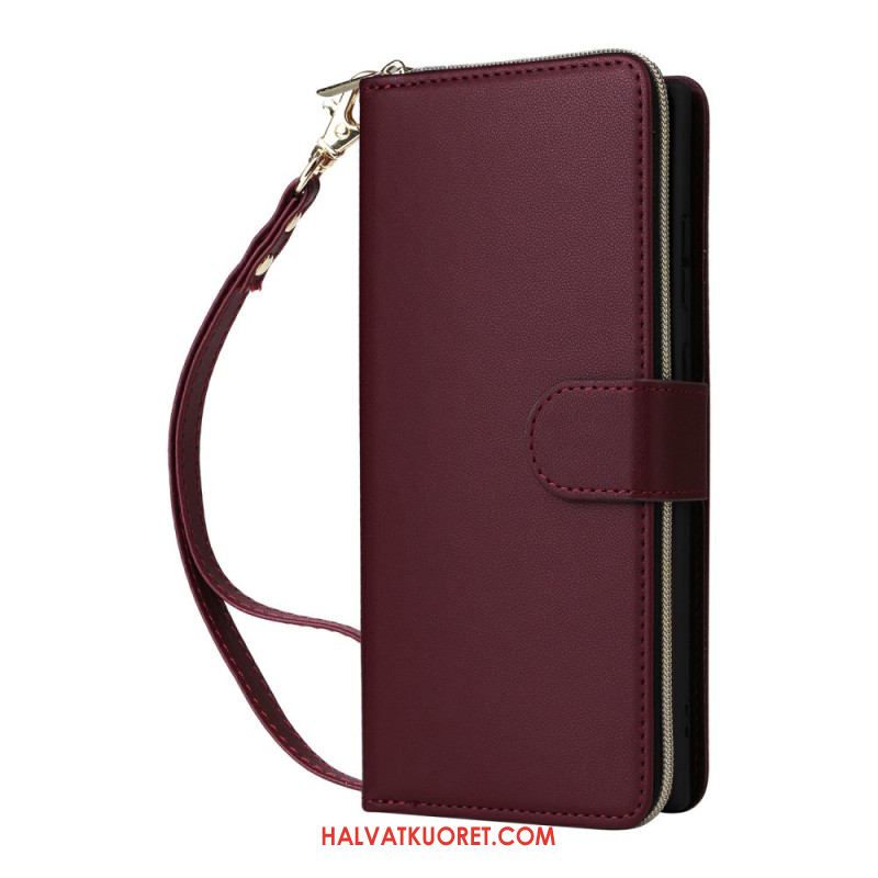 Kotelot Samsung Galaxy S25 Ultra 5g 9 Korttipaikkaa Hihnalla